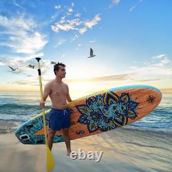 Premium Inflatable Stand Up Paddle Board 10.6ft 6 Inch Thick Stable SUP Paddle