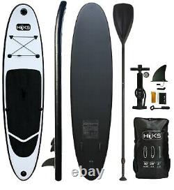 SUP Board Inflatable 3m Stand Up Paddle Board Black SUP Set HIKS 10ft