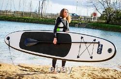 SUP Board Inflatable 3m Stand Up Paddle Board Black SUP Set HIKS 10ft Ex-Display