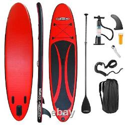 SUP Conwy Stand Up Paddle Board Inflatable Red 9'5 / 10'6 Paddle Pump