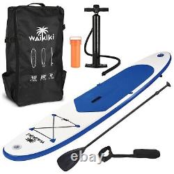 Stand Up Blue Outdoor Surfboard Paddle Board Inflatable SUP Kayak Surf Beach
