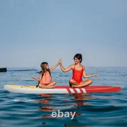 Stand Up Paddle Board Inflatable SUP Surfboards Fin+Paddle+Pump+Leash+Bag Red
