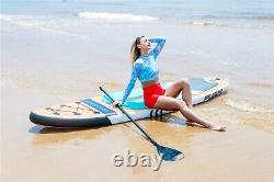 Stand Up Paddle Board Inflatable Wood Paddleboard SUP Surfboard Complete Kit NEW