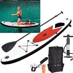 Stand Up Paddle Board Red Inflatable SUP 305 cm Carry Bag Ankle Strap Pump