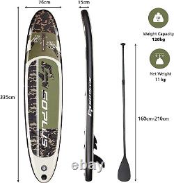 Stand up Paddle Board 11 Feet Inflatable with Hand Pump