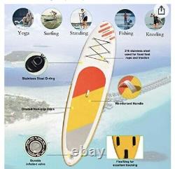 Stand up inflatable Paddle Board by WelandFun. 3M/3.2M Accessories Included