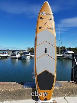 Surf Shack Ltd 11' Wood Design Inflatable Stand up Paddleboard Paddle Board SUP