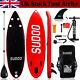 Trc 10ft Inflatable Stand Up Paddle Sup Board Surfing Surf Board Paddleboard Uk