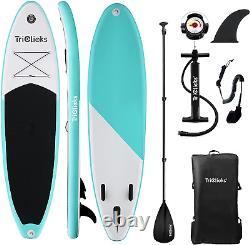 Triclicks Inflatable Stand Up Paddle Board SUP Inflatable Paddle Board 10ft Kit