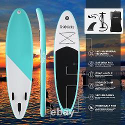 Triclicks Inflatable Stand Up Paddle Board SUP Inflatable Paddle Board 10ft Kit