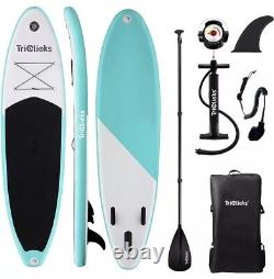 Triclicks Stand Up Paddle Board (SUP) Inflatable Blue And White