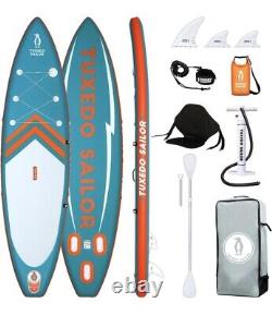 Tuxedo Sailor Inflatable Stand Up Paddle Board 11 Foot Long