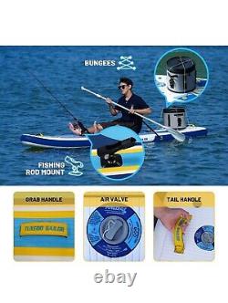 Tuxedo Sailor Stand Up Paddle Surfboard Inflatable SUP Fishing Board Complete