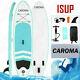 Uk Inflatable Stand Up Paddle Board Sup Surfboard Adjustable Non-slip Deck 10ft
