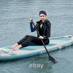 VEVOR 10'6 Inflatable Stand Up Paddle Board Sup Fins Pump Complete Package Kit