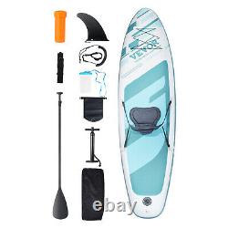 VEVOR Inflatable Stand Up Paddle Board 10 ft Kayak Board with Seat Accessory