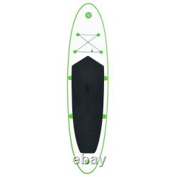 VidaXL Inflatable Stand Up Paddle Board Set Green and White