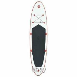 VidaXL Stand Up Paddle Board Set Inflatable 390cm Red and White SUP board set