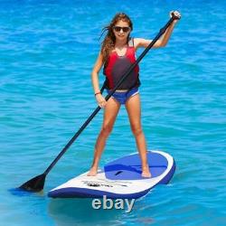 Waikiki Inflatable Stand Up Paddle Board SUP 10FT Blue with Paddle, Pump & Bag