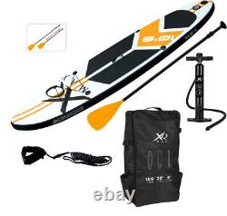 XQ Max Stand Up Paddle Board SUP 10ft6 Orange Inflatable Surfboard withAccessorie
