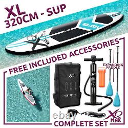 XQ Max Stand Up Paddle Board SUP Blue 10ft6 Inflatable Surfboards withAccessories
