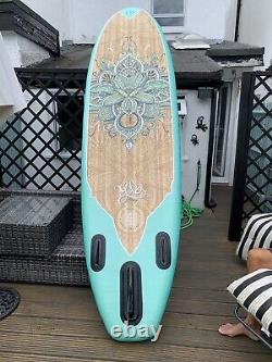 YOLO Inflatable Stand Up Paddle Board SUP And Matching Paddle