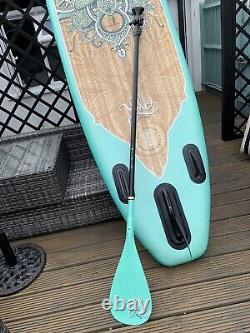 YOLO Inflatable Stand Up Paddle Board SUP And Matching Paddle