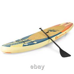 10.5/11 Ft Panneaux Gonflables Sup Stand Up Paddle Board Avec Paddle Réglable