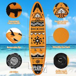 10.5/11ft Gonflable Stand Up Paddle Board Sup Surfboard Réglable Non-dérapant