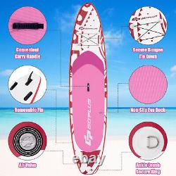 10.5 Ft Gonflable Stand Up Paddle Board Sup Surfboard Ajustable Non-slip Deck