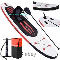 10.5' Gonflable Stand Up Paddle Board Sup Surfboard Avec Kit Complet 6'' Épaisseur
