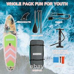 10.5' Thick Stand Up Paddle Board Gonflable Sup Surfboard Complete Set With Bag