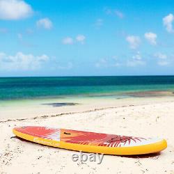 10.5ft Gonflable Stand Up Paddle Board Sup Surfboard Ajustable Non-slip Isup