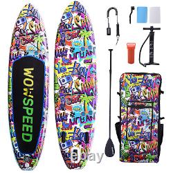 10,5ft Gonflable Stand Up Paddle Board Sup Surfboard Kayak Avec Kits Complets