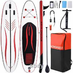 10.5ft Gonflable Stand Up Paddle Sup Board Surfing Surfboard Paddleboard Set