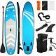 10.6 Ft Gonflable Stand Up Paddle Board Sup Surfboard 6'' Thick Avec Kit Complet