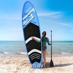 10.6' Gonflable Stand Up Paddle Board Surfing Surfboard Blue Sup Board