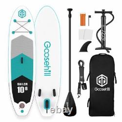 10.6' Goosehill Gonflable Paddle Board Sup Stand Up Surfboard Avec Kit Complet
