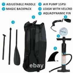 10'6 Paddle Board Stand Up Sup Gonflable Pump Paddleboard Kayak Adulte Débutant