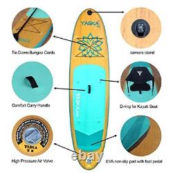 10.6ft Planche de paddle gonflable - Planche SUP pour tous les niveaux de compétence avec SUP