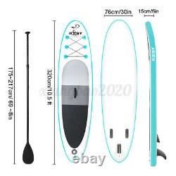 10.6ft Stand Up Paddle Board Sup Surfboard Paddleboard Gonflable + Accessoires