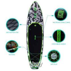 10'8 Planche De Surf Gonflable Stand Up Paddle Board Avec Kayak Seat 26083