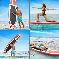 10feet Gonflable Stand Up Paddle Board Sup Surfboard Ajustable Non-slip Deck