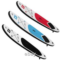 10ft Gonflable Paddle Board Sports Sup Surf Stand Up Bag Pump Oar Water Racing