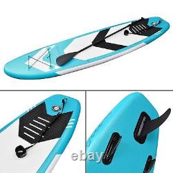 10ft Gonflable Stand Up Paddle Board Durable Sup Accessoires Set De Sac De Transport Blue