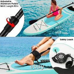 10ft Gonflable Stand Up Paddle Board Surfing Sup Surfboard Accessoires Kayak Uk