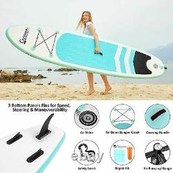 10ft Gonflable Stand Up Paddle Sup Board Surf Surf Board Paddleboard E 162
