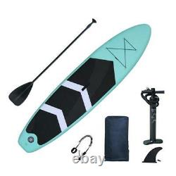 10ft Gonflable Stand Up Paddle Sup Board Surfing Surf Board Paddleboard Kit Uk