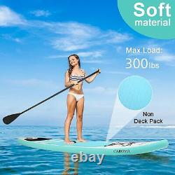 10ft Gonflable Stand Up Paddle Sup Board Surfing Surfboard Paddleboard Set Nouveau