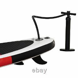 10ft Ingonflable Stand Up Board, Non-dépliant Deck Board Avec Paddle Réglable